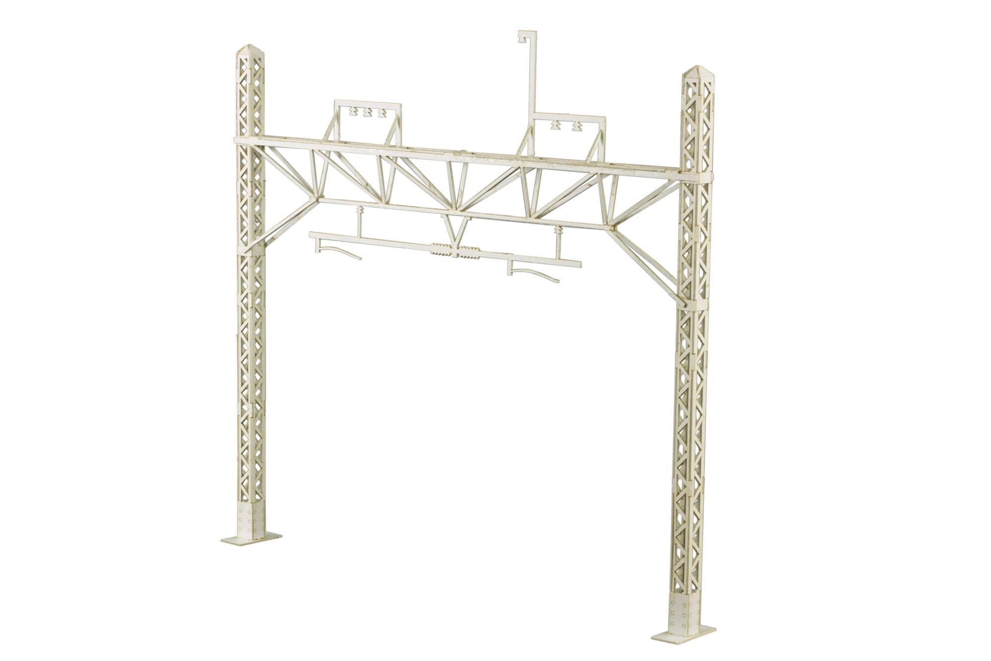 PLUMPMOA HO Gauge 1/80 Overhead Wire Pole Unassembled Paper Kit Re-release MS065 Diorama Supplies