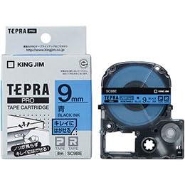 KING JIM Tepla PRO Tape - Cleanly Removable 9mm Blue KJ-SC9BEX5