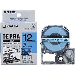 KING JIM Tepla PRO Tape - Cleanly Removable 12mm Blue KJ-SC12BEX5