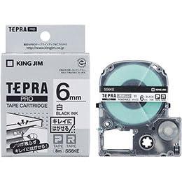 KING JIM Tepla PRO Tape - Cleanly Removable 6mm White KJ-SS6KEX5