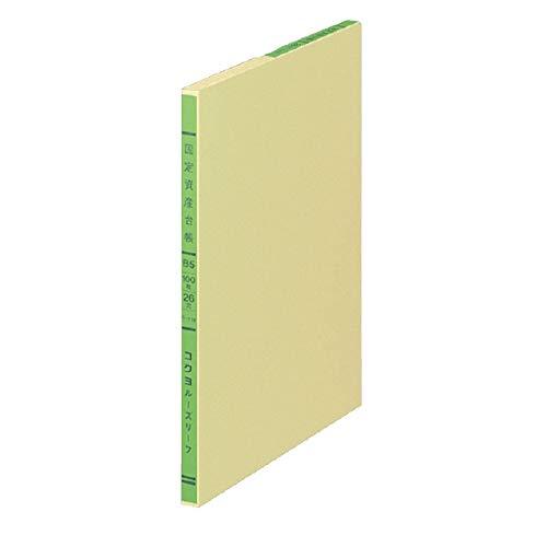 KOKUYO Three-Color Printed Loose-Leaf Paper B5 Fixed Asset Register 26-Hole 100 Sheets Re-119