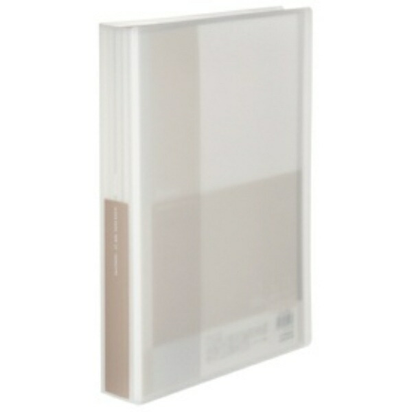 KOKUYO File Clear Book Glassel Fixed Type A4 100 Sheets White Ra-GL100W