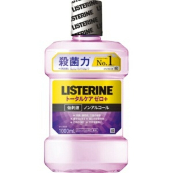 Johnson & Johnson Medicated Listerine Total Care Zero Plus 1000ml 1 bottle
