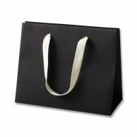 HEIKO Handle Paper Bag Color Handle Bag LW Black 5-Pack 005390600