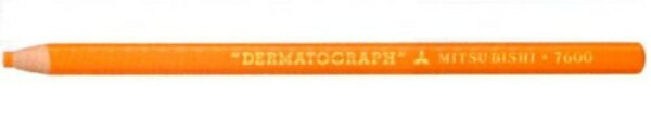Mitsubishi Pencil Colored Pencil Oil-Based Dermagraph No.7600 Orange 1 Dozen K7600.4