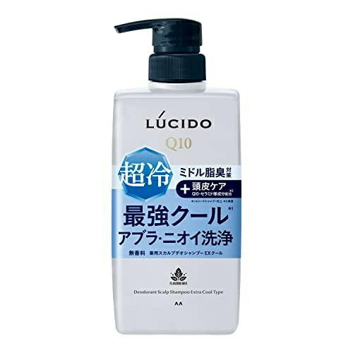 Lucid Medicated Scalp Deodorant Shampoo EX Cool Type (Quasi-Drug) Mandom 23285-001