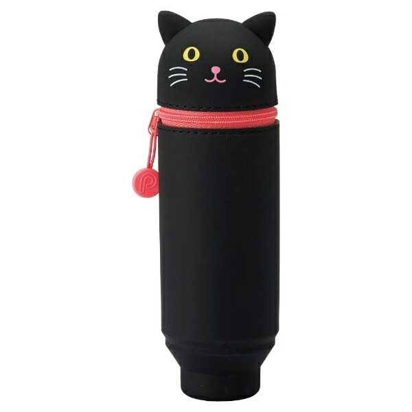 Rihitorabu Stand Pen Case Puni Labo Kuro Neko A7712-3