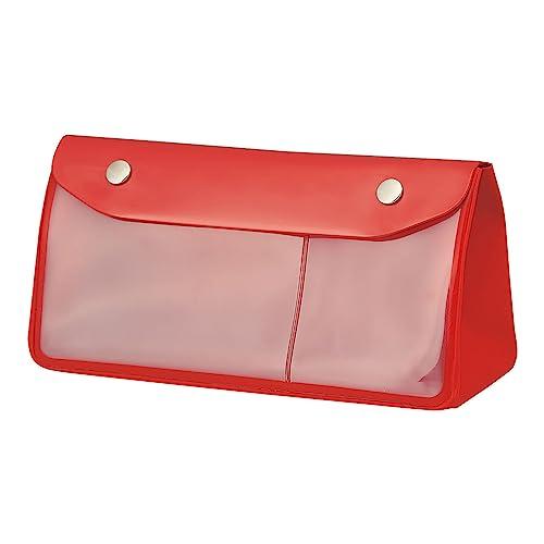 Rihitorabu ALCLEA Triangle Pen Case Red A7942-3