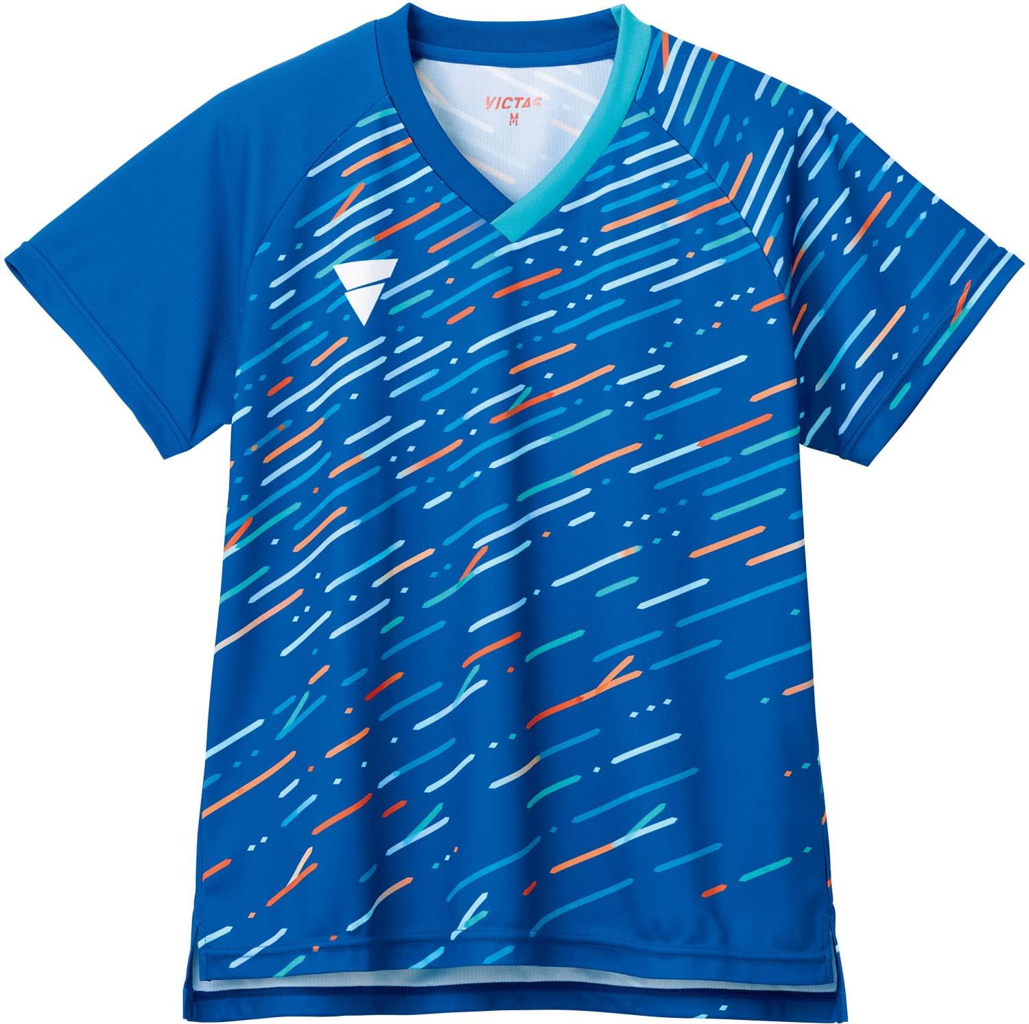 VICTAS Table Tennis Ladies Game Shirt V-LGS306 J.T.T.A. (Japan Table Tennis Ladies Association) Official Blue (5000) S 512304