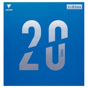 Victas Table Tennis Rubber V>20 Extra High Energy Tension Back Soft Black 1.8 200110