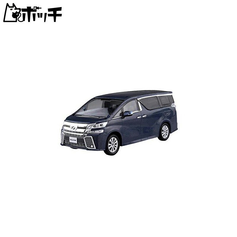 Aoshima Cultural Textbook Co., Ltd. 1/32 The Snap Kit Series Toyota Vellfire Grayish Blue Metallic Pre-colored Plastic Model Kit 04-D