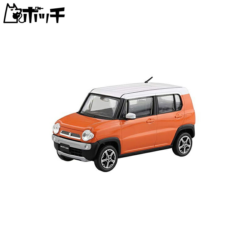 Aoshima Cultural Textbook Co., Ltd. 1/32 The Snap Kit Series Suzuki Hustler Passion Orange Pre-colored Plastic Model Kit 01-C