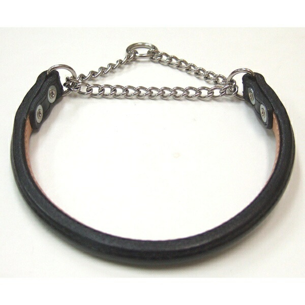 ONS Roll Choke #30 Black (Extra Small Dogs) [Training Collar / Pull Prevention Collar]