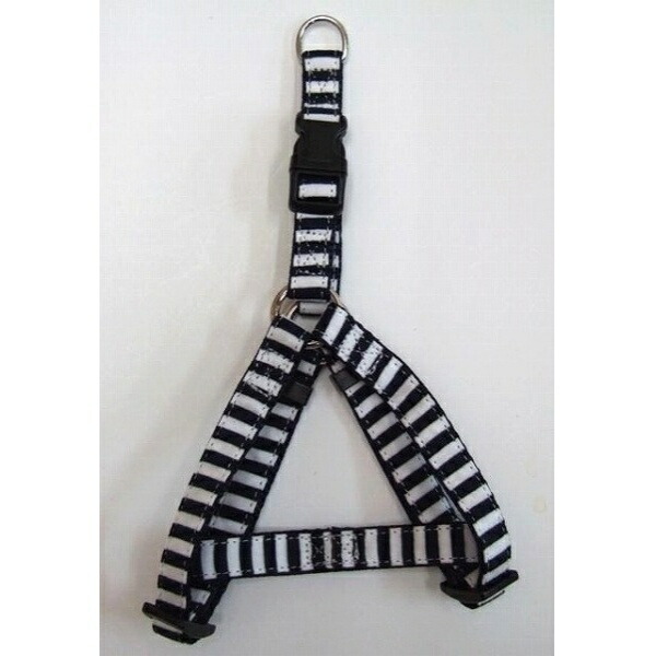 ONS Striped Harness #10 Navy White (Cats & Extra Small Dogs)
