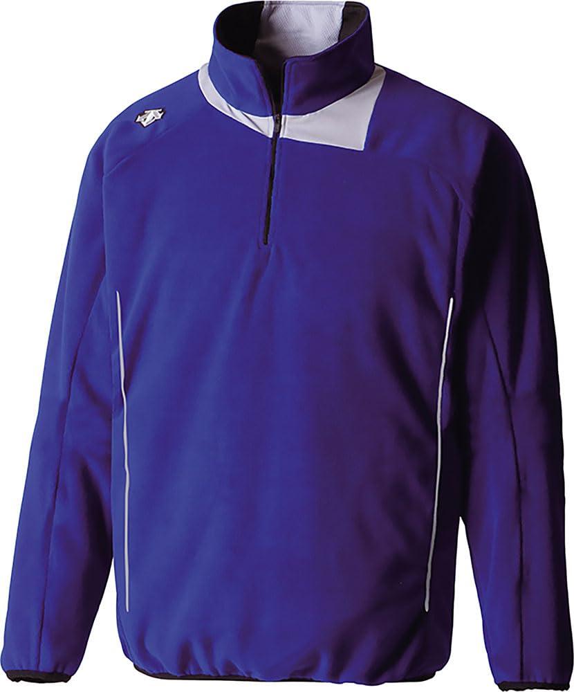 [Descente] Baseball Fleece Half-Zip Junior Fleece Jacket DBX-2460JC Boys Royal Blue