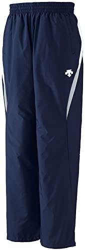 [Descente] Baseball Practice Wear Wind Jacket Pants PJ-320PB Men's D Navy × White × Silver