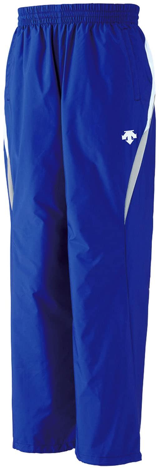 [Descente] Baseball Practice Wear Wind Jacket Pants PJ-320PB Men's Royal Blue × White × Silver