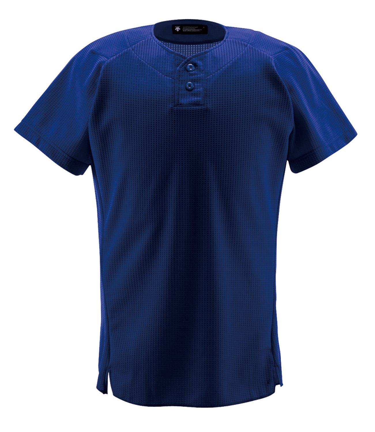 [Descente] Uniform Shirt 2-Button Shirt DB-1012 Apparel Wear Uniform Baseball Gear Swag ROY M