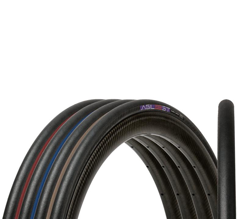 Panaracer Agile 700×25C Clincher Black/Blue F725-AG-L