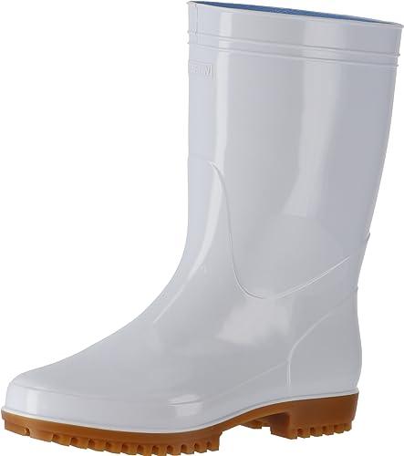 [Zona] Rain Boots 65123 Men's White Size 22.5