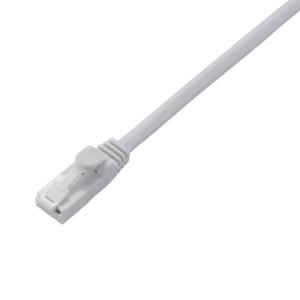 ELECOM LAN Cable CAT6 2m (6.5ft) Snag-Resistant Connector Simple Packaging RoHS Compliant White LD-GPT/WH2/RS