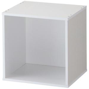 Fujiboeki Cube Box Open Rack Width 34.5 × Depth 29.5 × Height 34.5 cm White Storage Color Box Mix and Match 81901