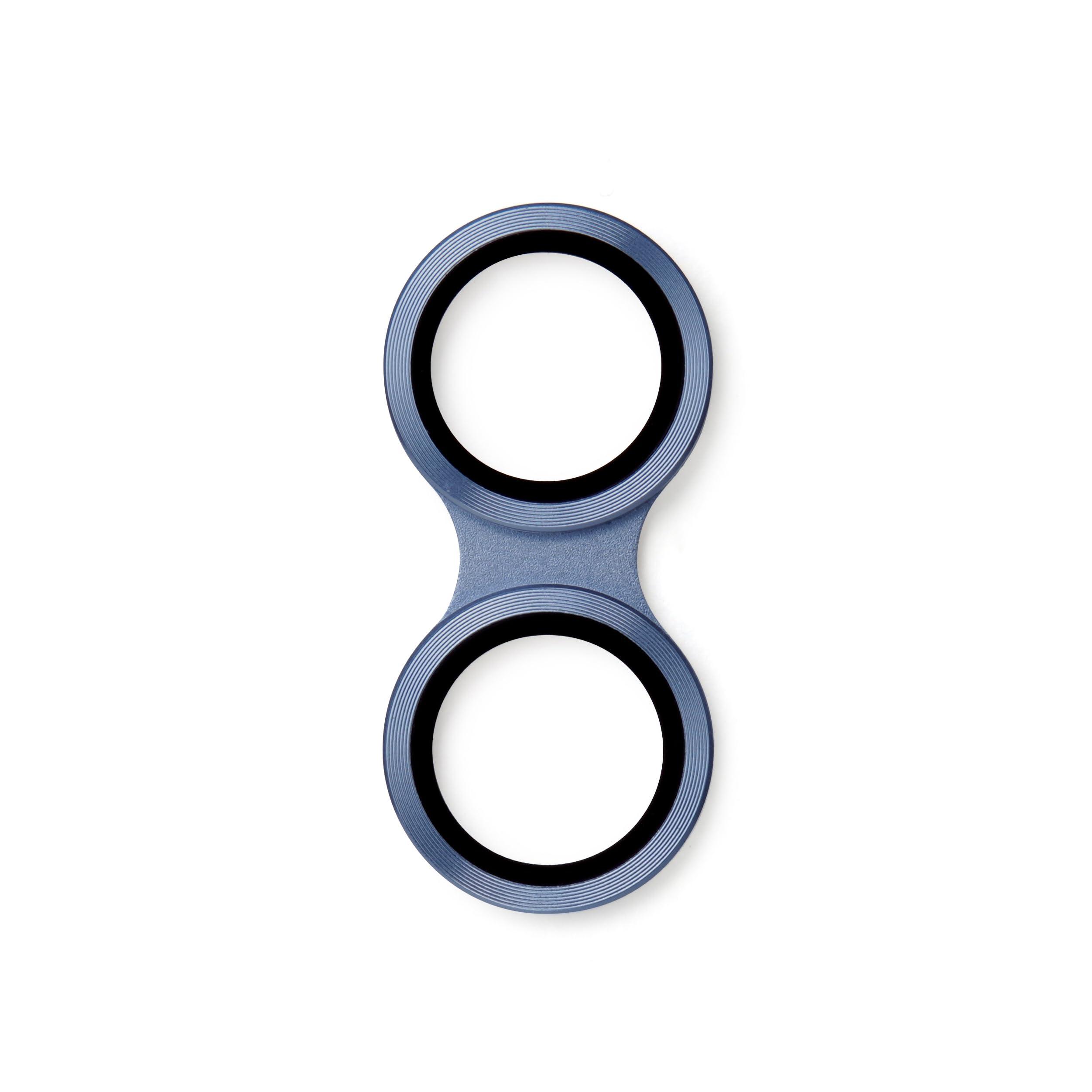 Kenko iPhone Accessories Smartphone Lens Protector for iPhone 16 / 16Plus Blue Tempered Glass & Color Aluminum Frame Over 95% Light Transmission 9H Hardness Water & Oil Repellent Coating 804919