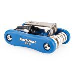 PARKTOOL Multi-Tool Sizes: Hex 2.5/3/4/5/6/8mm, T25/T30, +/- Combo Screwdriver, CO2 Adapter, Chain Cutter 5~12speed, Disc Brake Rectifier Tool MTC-40