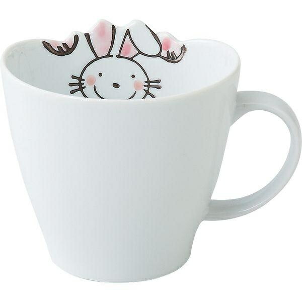 Saikai Pottery Hasami Ware Mini Mug Rabbit Pattern 42211