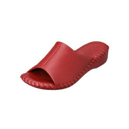 [Pansy] 9412 Indoor Slippers Room Shoes for Women Red L Hand-Knitted for Comfort L Red