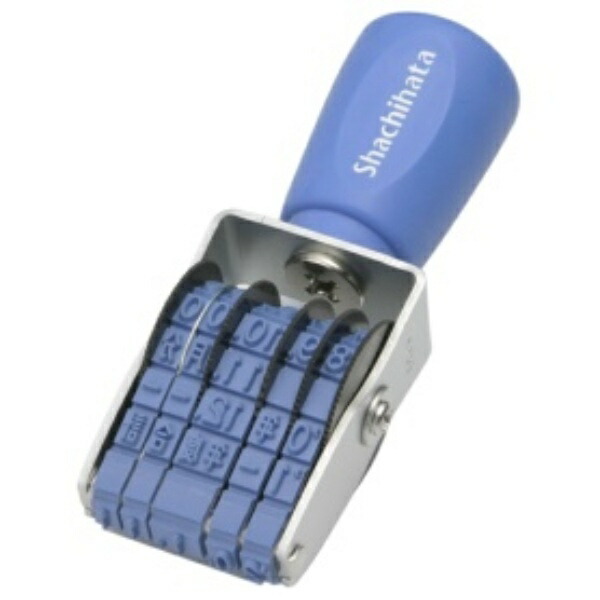Shachihata Stamp Rotating Rubber Stamp Western Date Size 3 Approx. 28×6mm NFD-3G Gothic Font