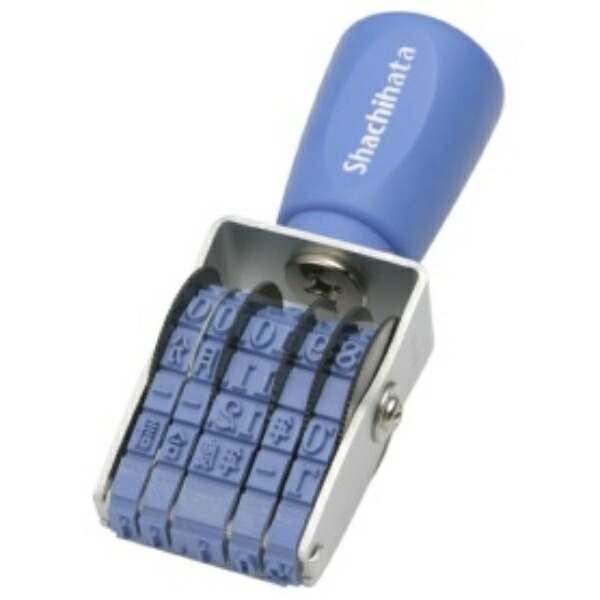 Shachihata Stamp Rotating Rubber Stamp Western Date Size 3 Approx. 28×6mm NFD-3M Mincho Typeface