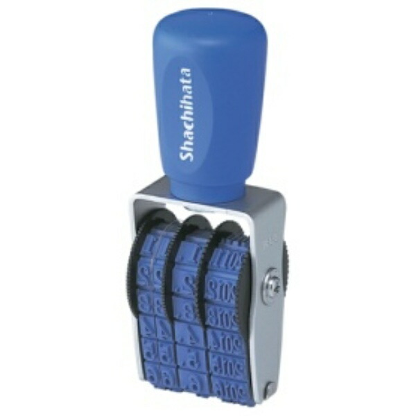 Shachihata Stamp Rotating Rubber Stamp Western Calendar Date Size 3 Mincho Typeface Imprint Size Approx. 28×6mm NFH-3M