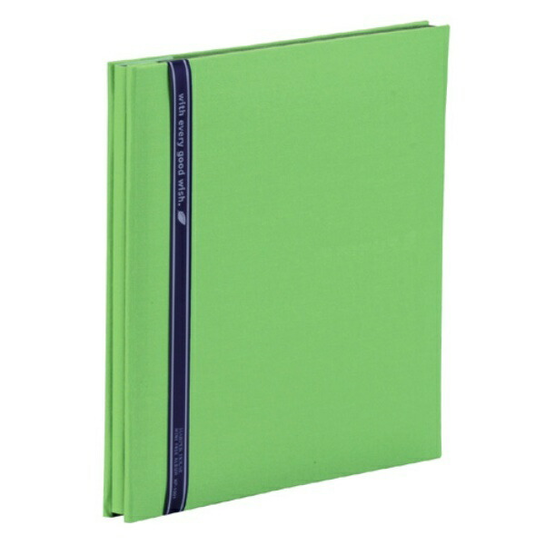 Sekisei Free Album Harper House Mini Free Album Black Backing Paper 20 Pages Pages 11-20 Fabric Green XP-1001