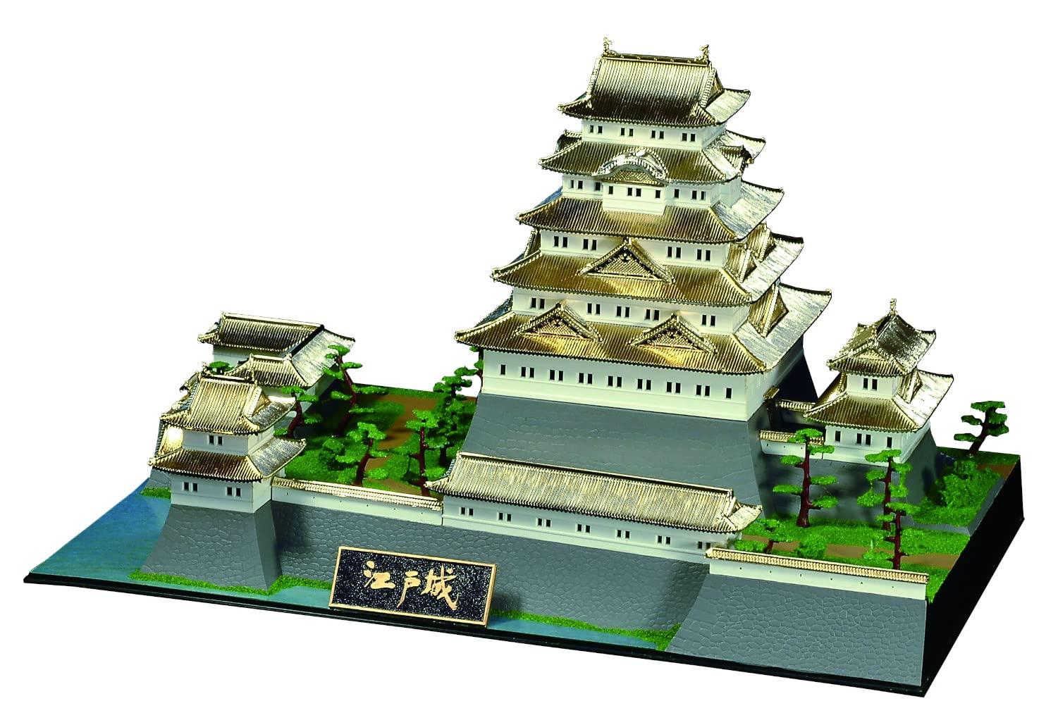 Doyusha 1/350 Japanese Castles Deluxe Gold Series: Edo Castle Plastic Model Kit DG-4