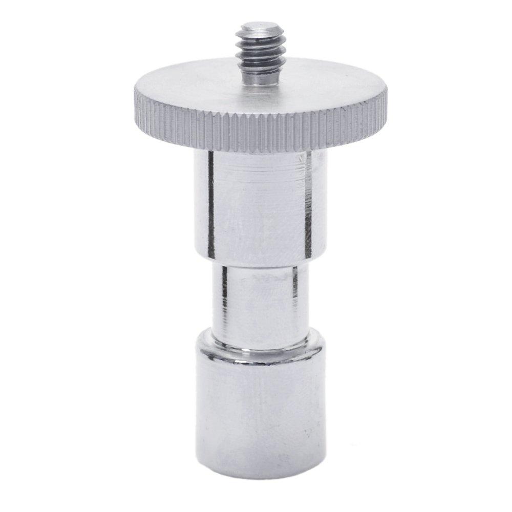 Etsumi Light Stand Dowel Screw 1/4-inch / 3/8-inch Screw Compatible VE-2400 Silver