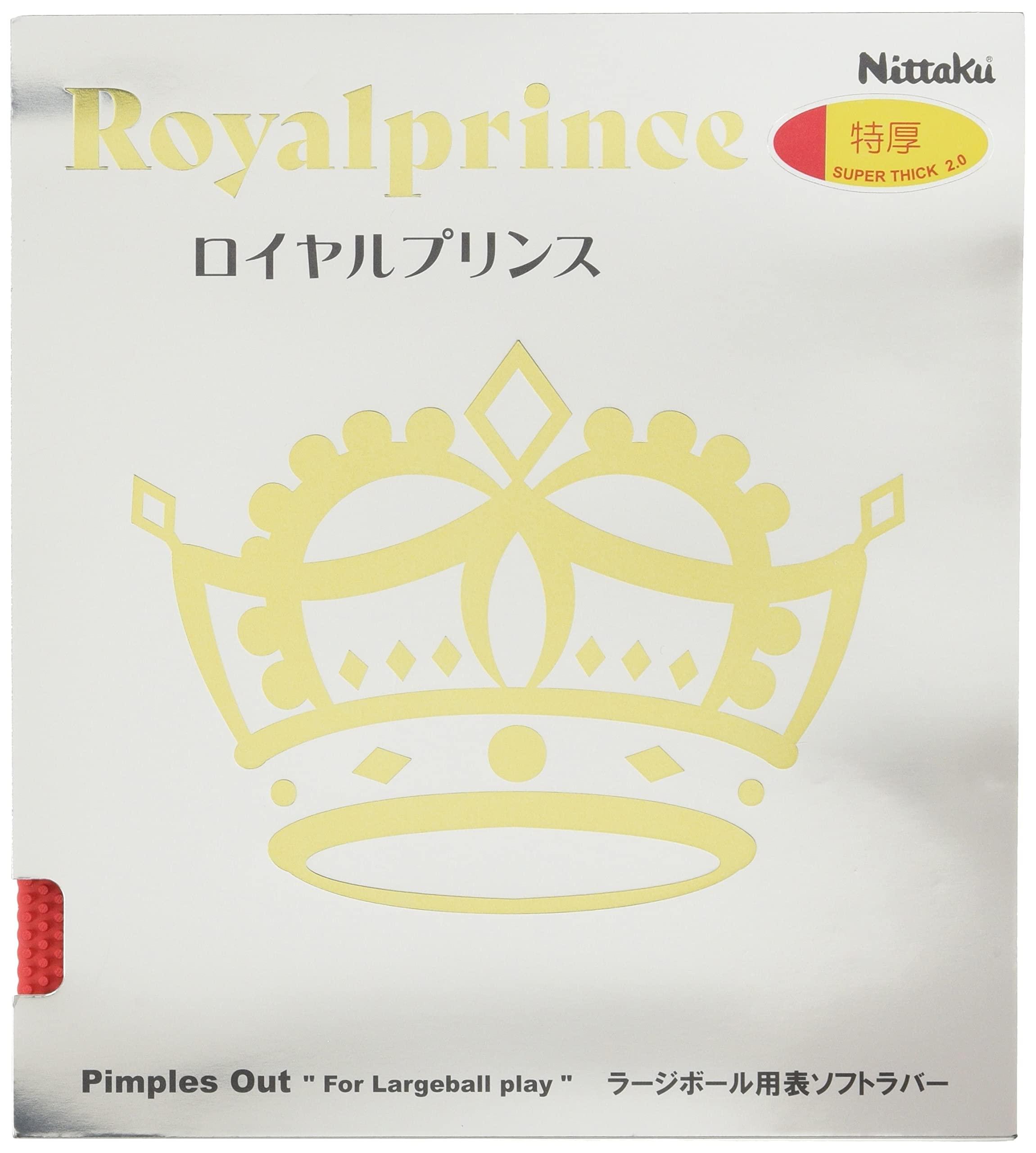 NITTAKU Table Tennis Rubber Royal Prince AC (Active Charge) Red (20) A NR8592