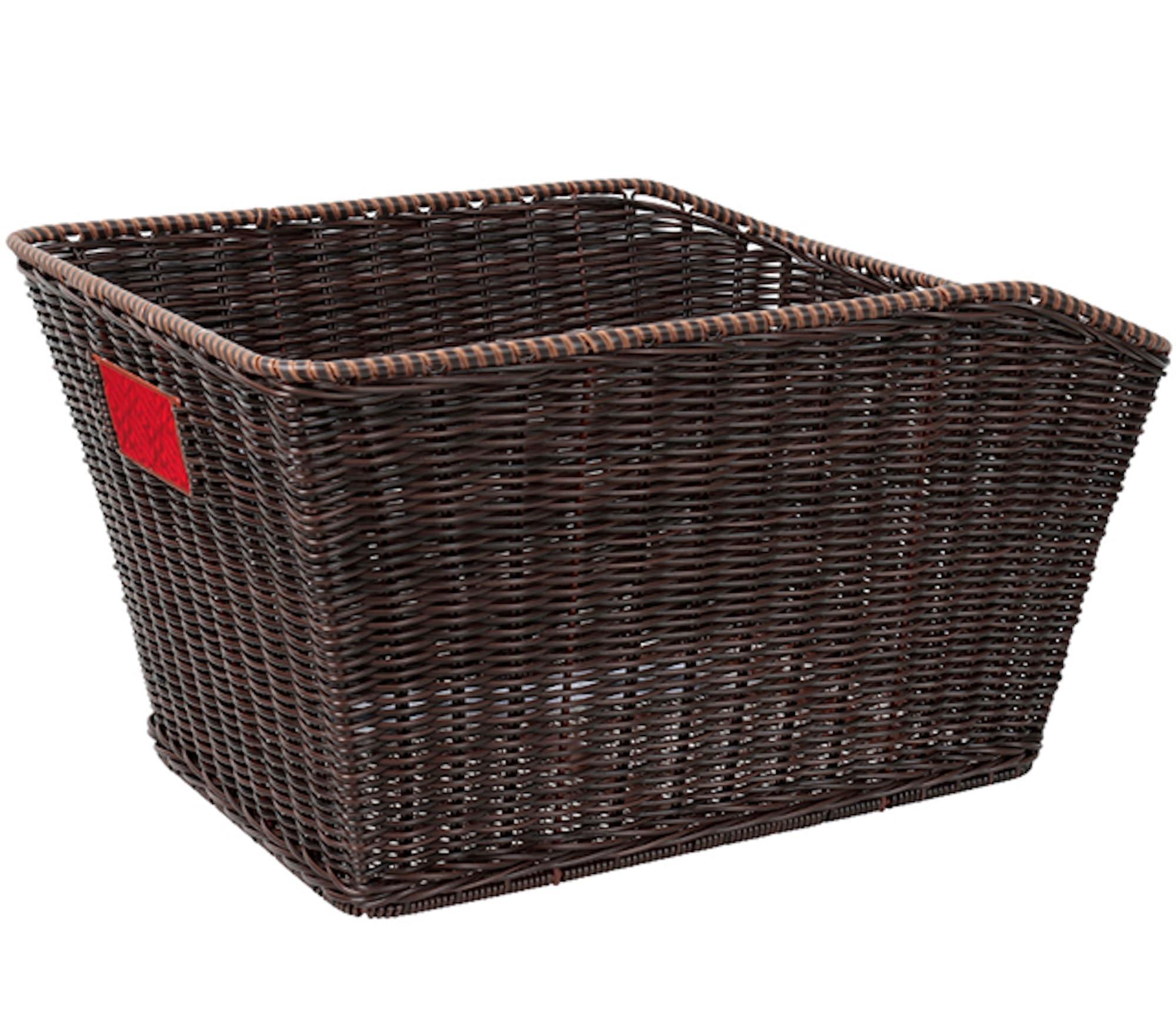 Rattan-Style Rear Basket