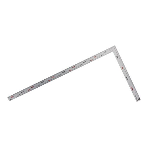 250x500mm Wide Silver Protractor (Dual Scale)