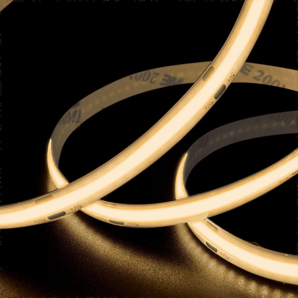 JTT USB Tape COB Light Indoor Use 3m Warm White COBTP3M-WA