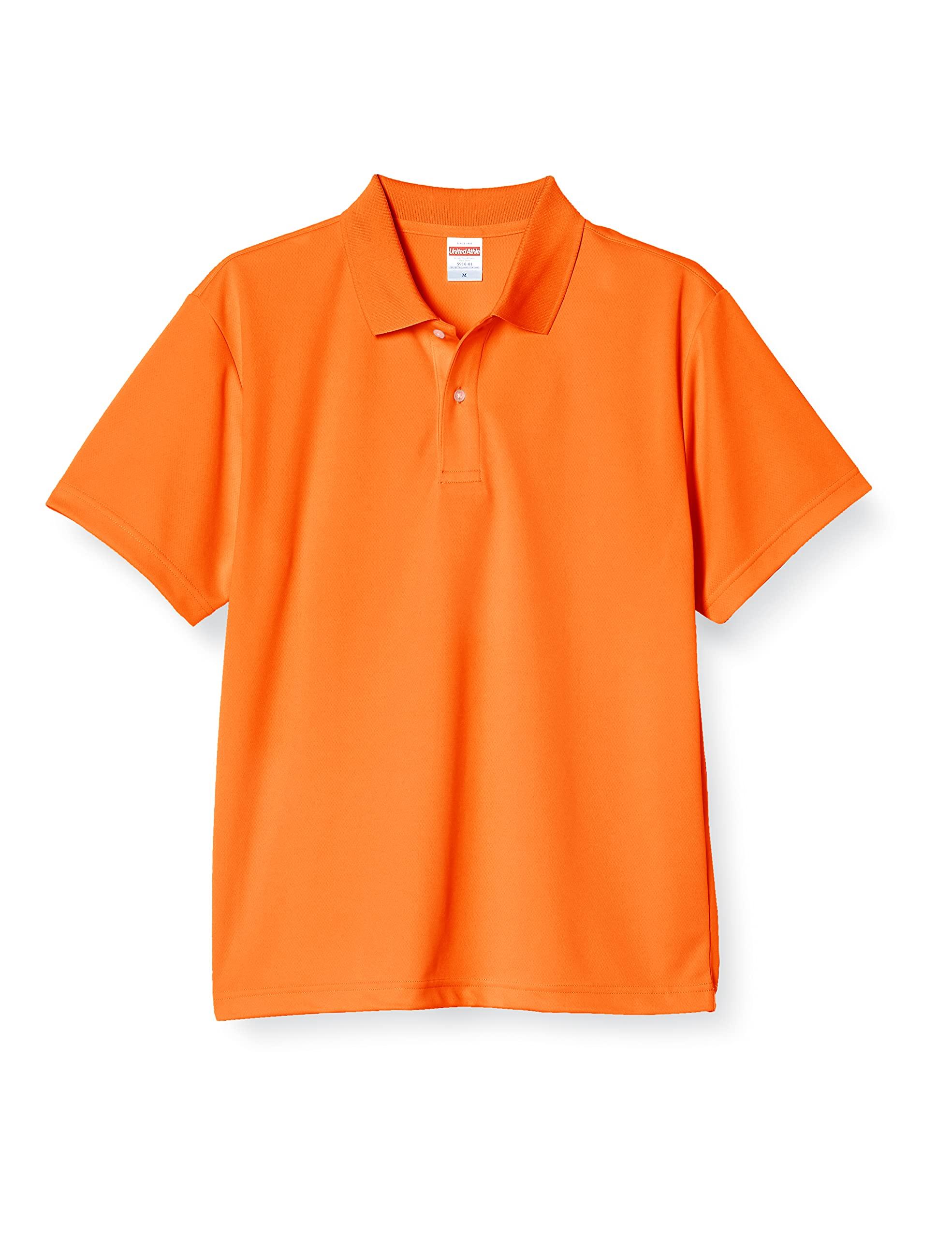[United Athle] 4.1 oz Dry Athletic Polo Shirt 591001 [Men's] 064 Orange XXXL