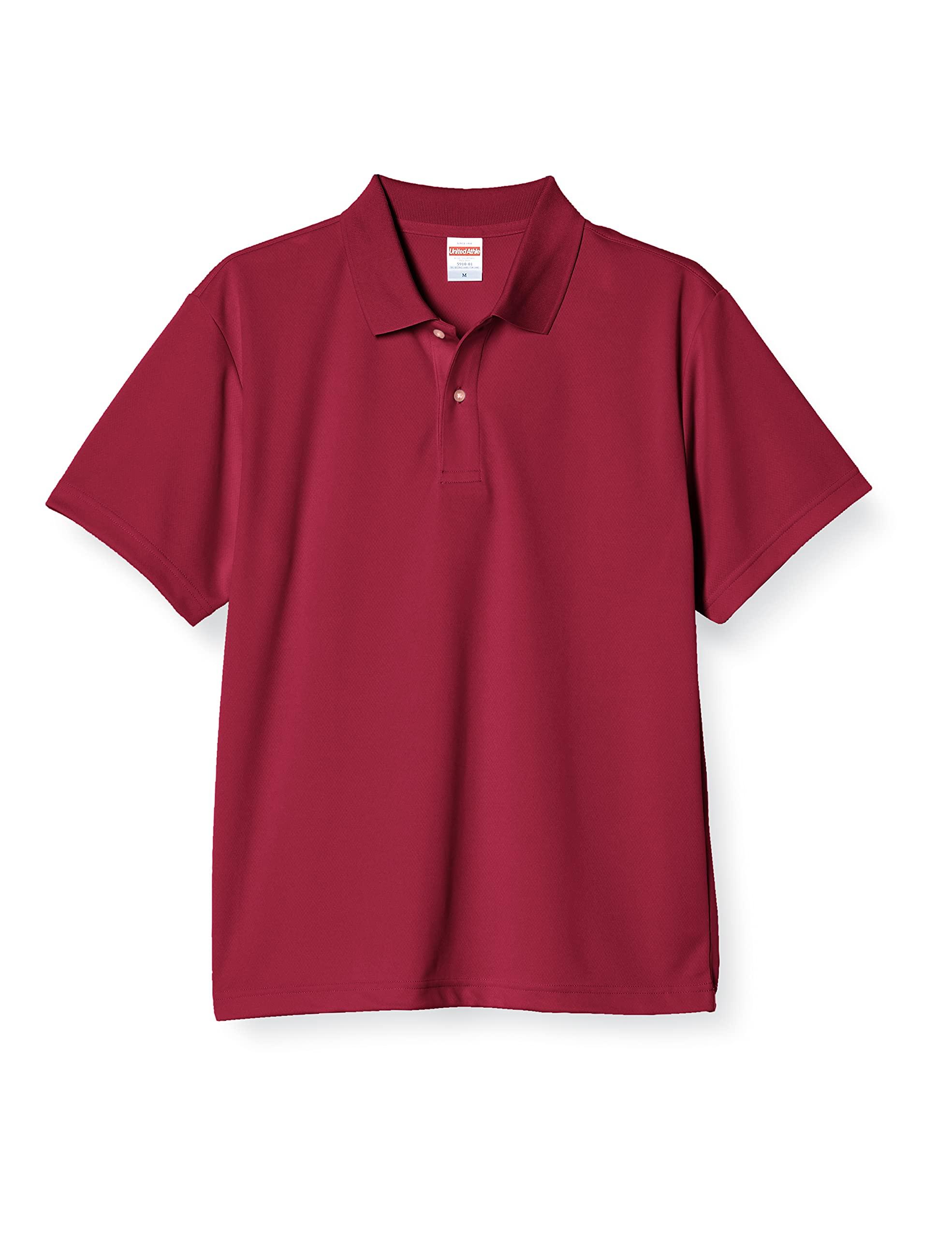[United Athle] 4.1 oz Dry Athletic Polo Shirt 591001 [Men's] 072 Burgundy XXXXL
