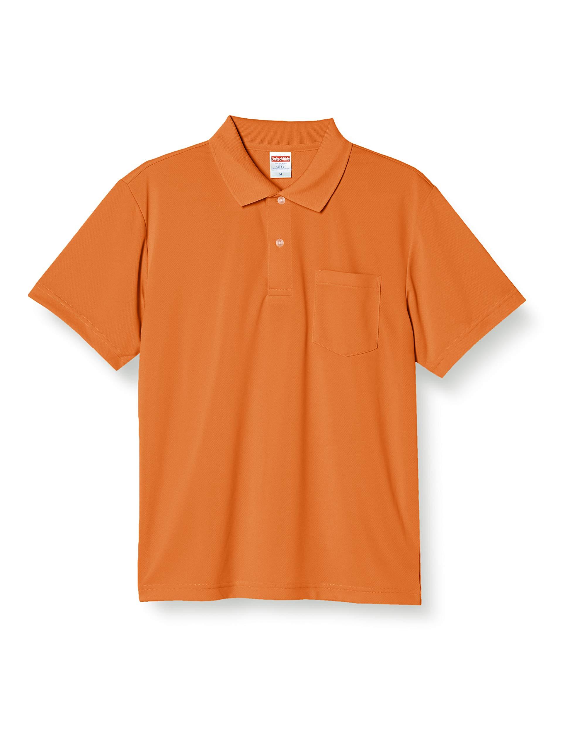 [United Athle] 4.1oz Dry Polo with Pocket Men's 591201 Orange Japan XXXXL (Equivalent to Japanese Size 5L)