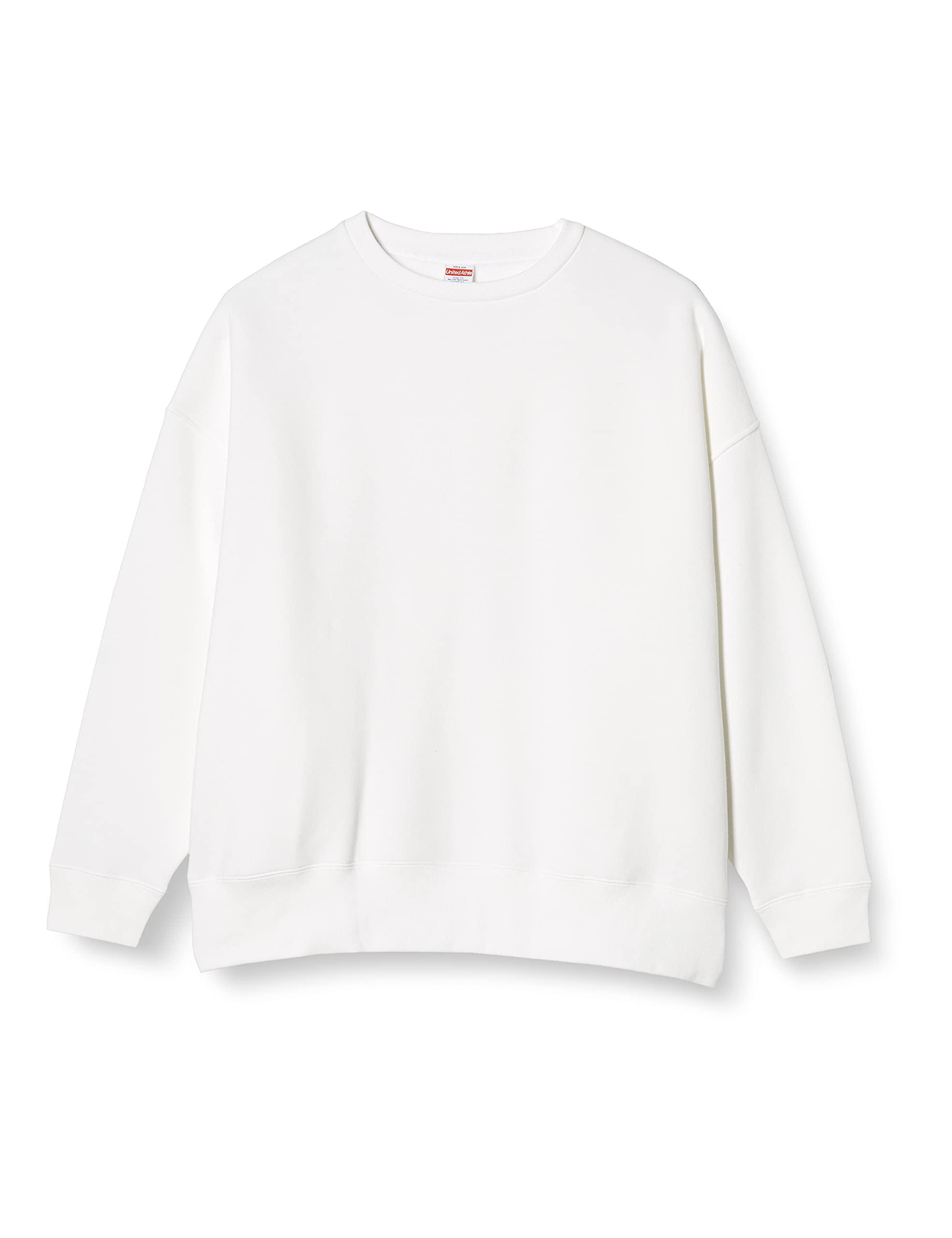 [United Athle] 10.0oz T/C Big Crew Sweatshirt Men's 562701 White Japan L (Equivalent to Japanese size L)