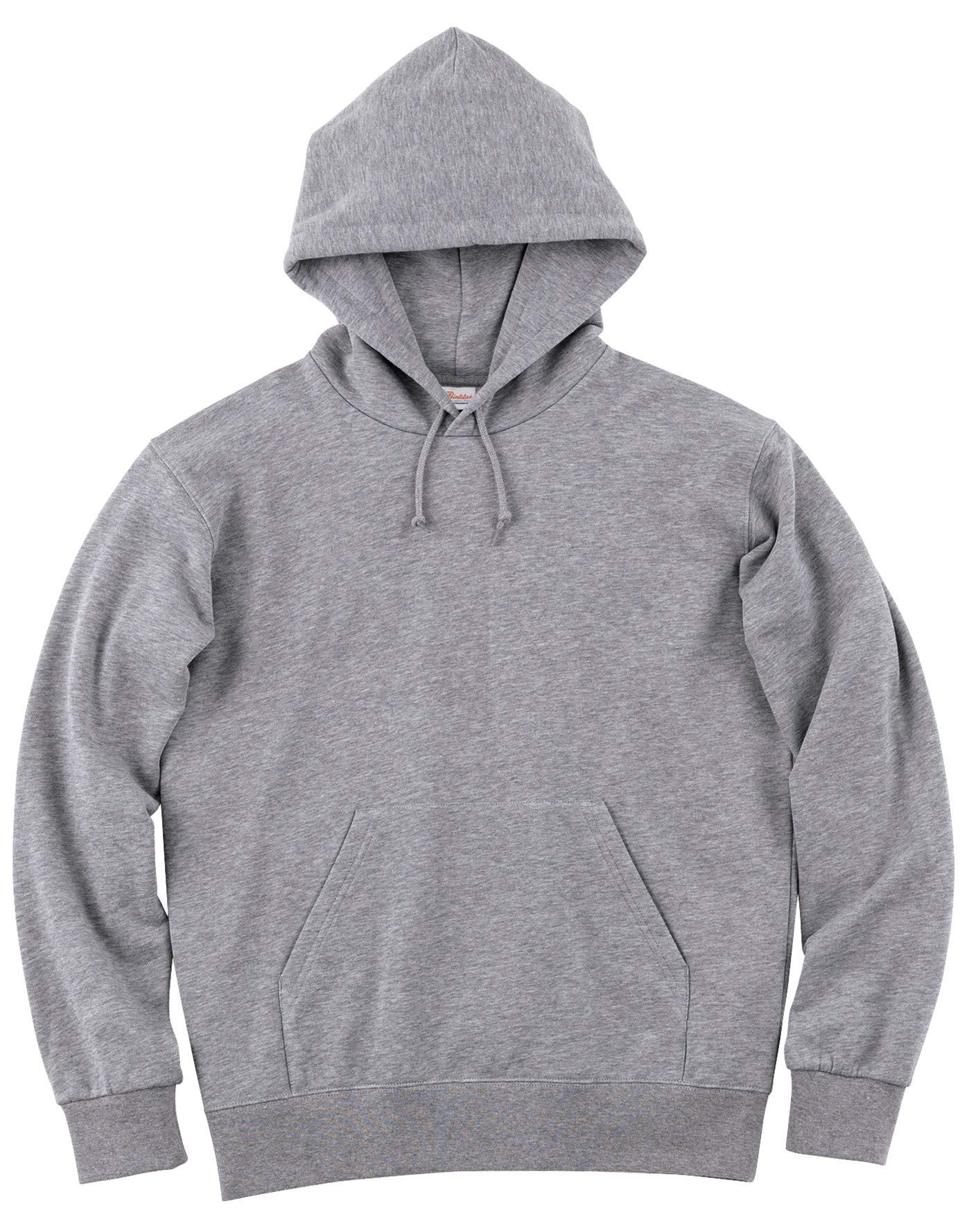 [Printstar] Sweatshirt 9.7oz Brushed Standard W-Hood Pullover Hoodie 00188-NNH Men's Heather Gray 3XL (Equivalent to Japanese Size 3XL)