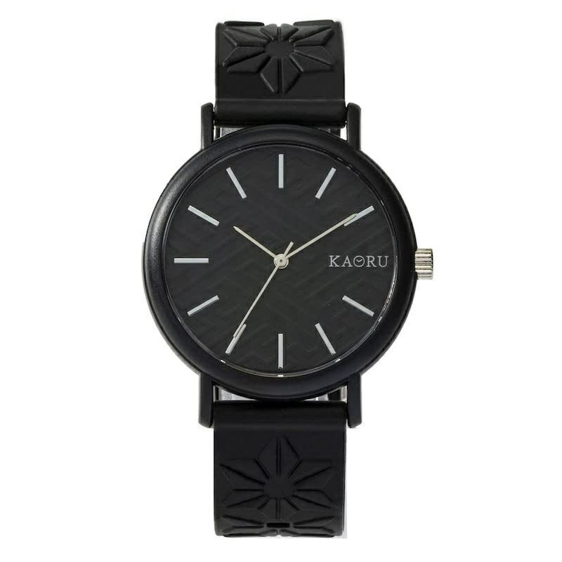 Kaoru Japanese-inspired fragrance watch Waboku Black