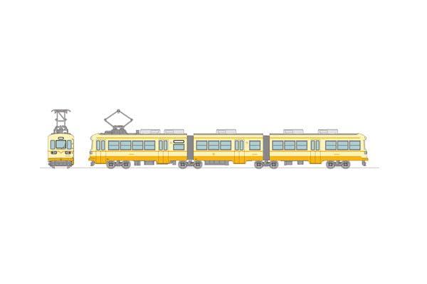 Railway Collection Tetsukore Chikuho Electric Railway 2000 Series No. 2005 Yellow Diorama Accessories