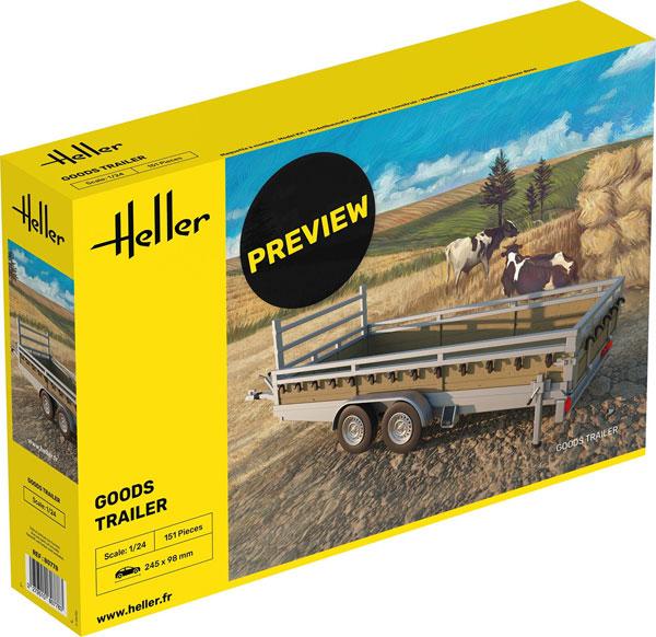 HE80778 EREAL 1/24 Cargo Trailer