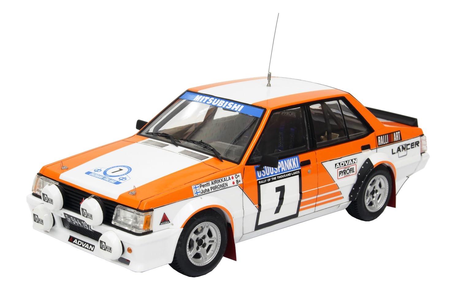 PLATZ/NUNU 1/24 Mitsubishi Lancer Turbo 1982 1000 Lakes Rally with Masking Sheet Plastic Model Kit PN24018MSK