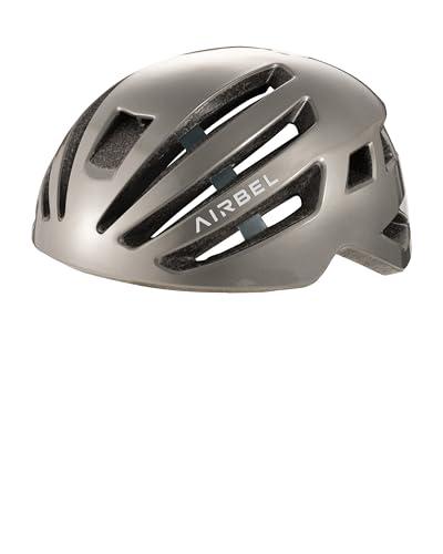 TANIZAWA. Bicycle Helmet V002 AIRBEL Lightweight SG Standard High Ventilation Cycling Helmet for Cross Bikes Unisex City Riding Commuting Head Circumference 54-60cm Silver Gray